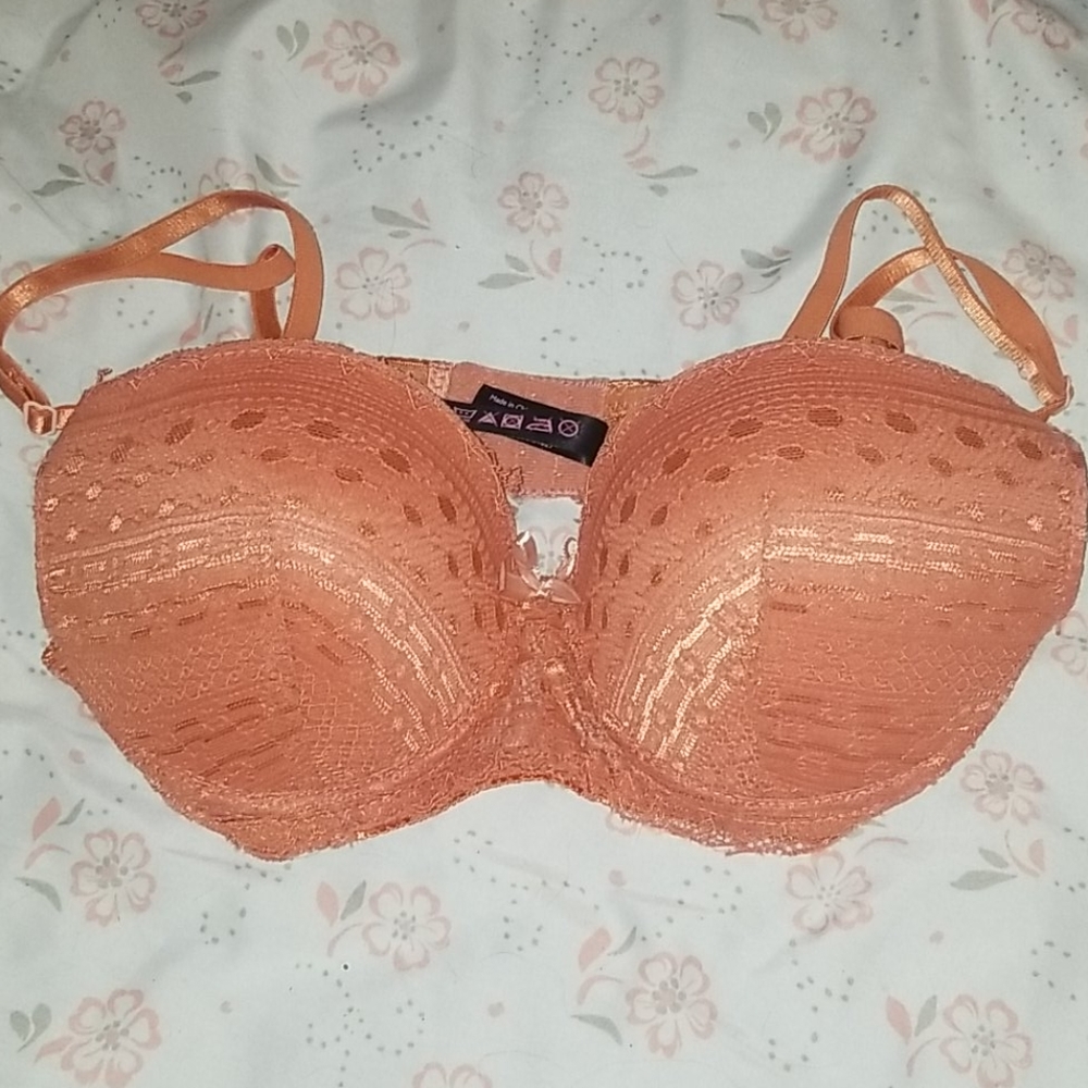 Black Fuchsia Bra - Picture 4 of 4